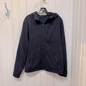 Lululemon Mens Zip Up Sweatshirt Navy Blue